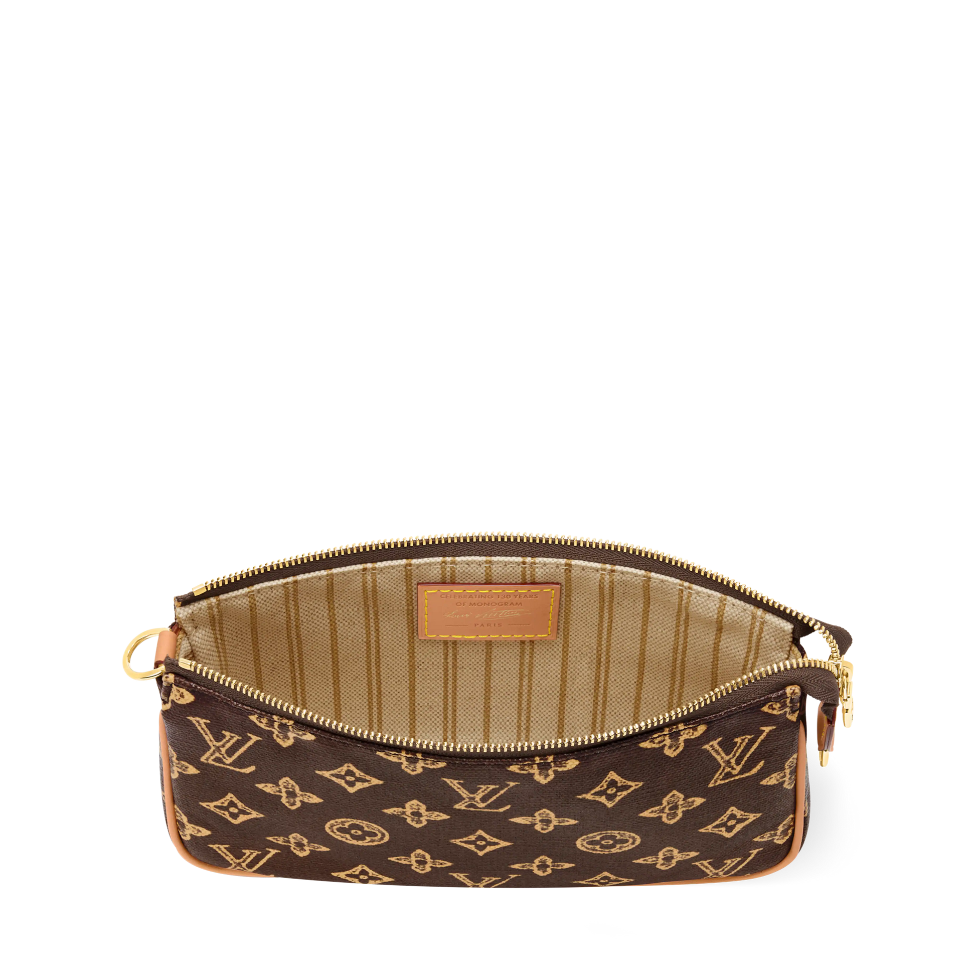Pochette Accessoires Monogram Origine Canvas Dark Chocolate Gold-Toned Hardware