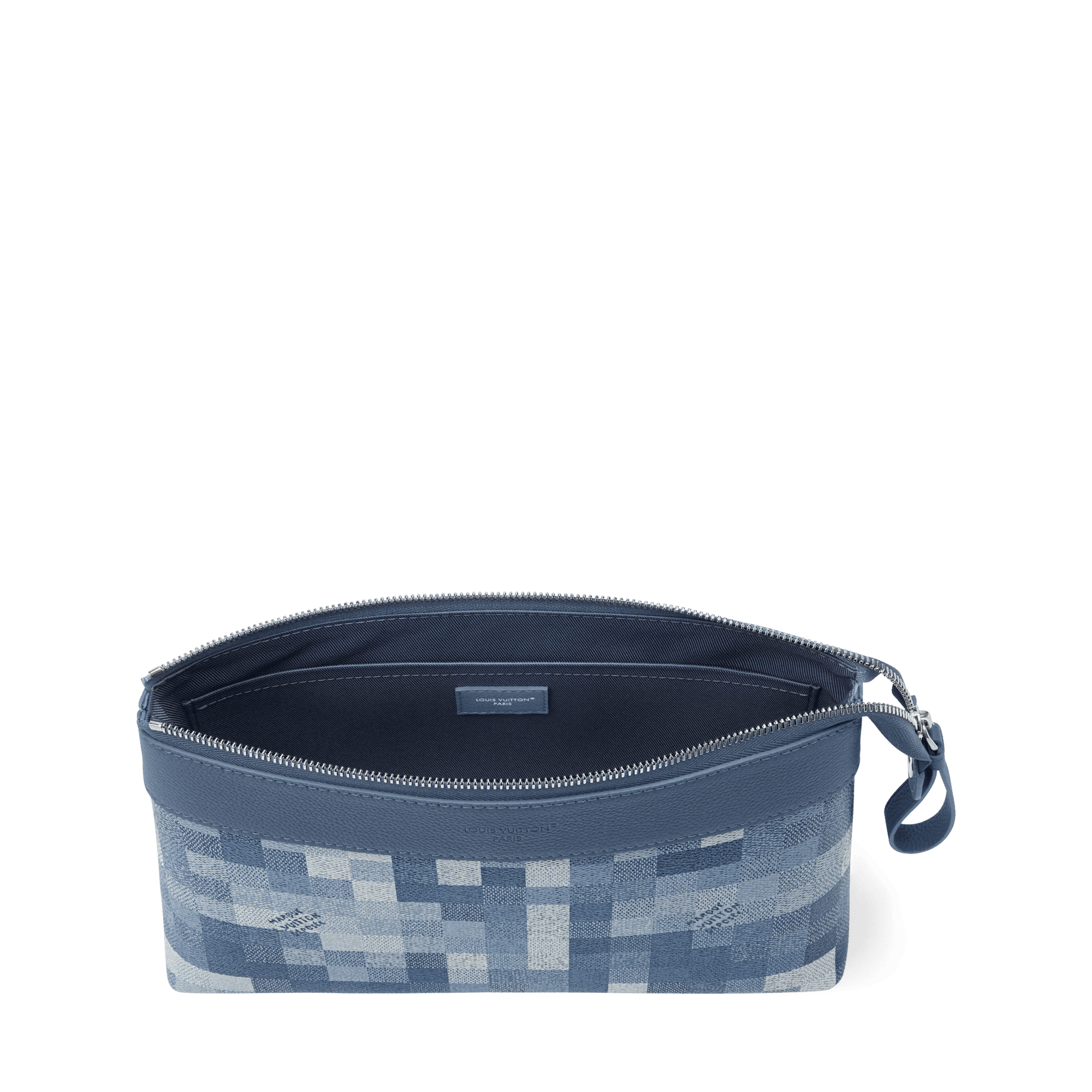 Pochette Voyage Souple Damoflage Denim Blue M28846