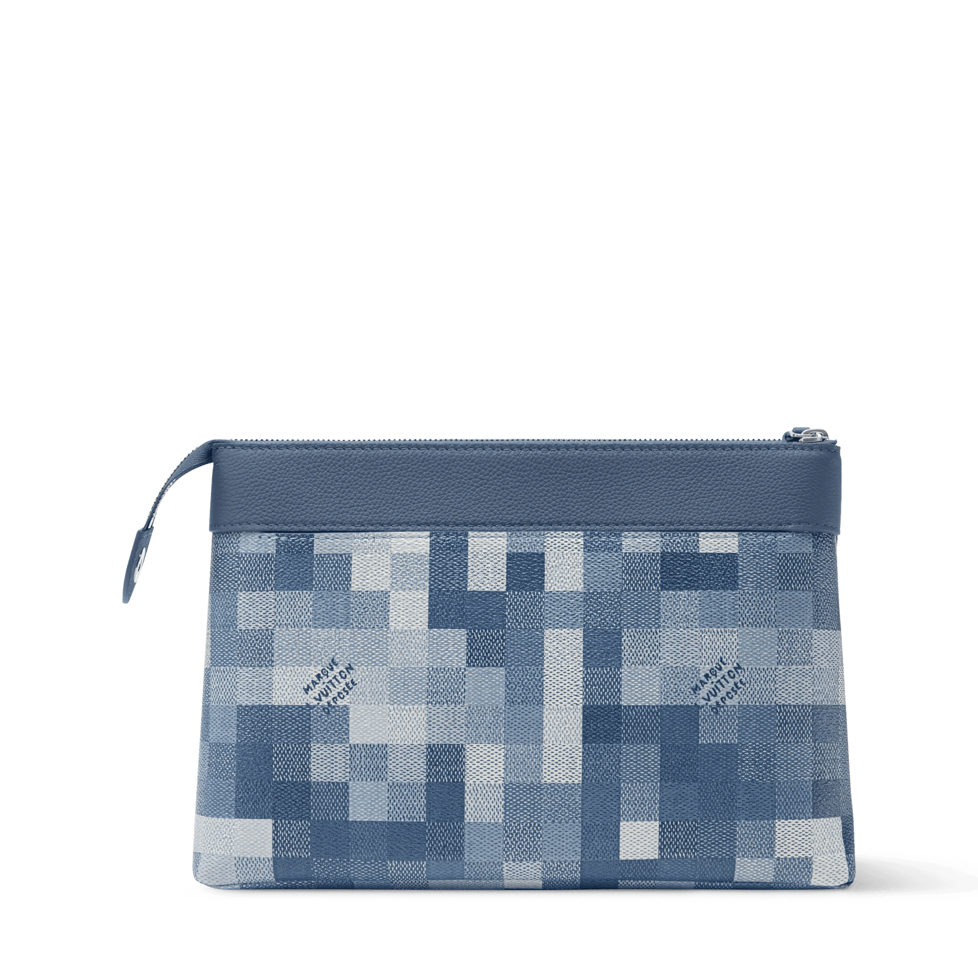 Pochette Voyage Souple Damoflage Denim Blue M28846