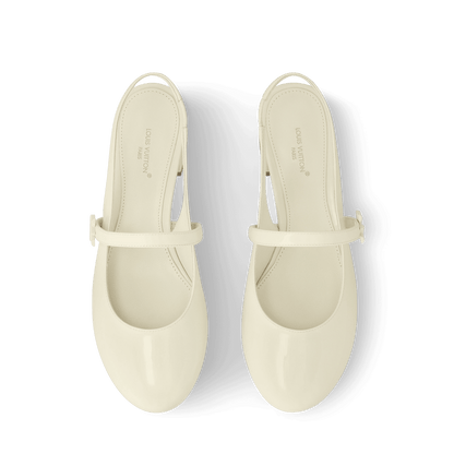 Women's Romy Slingback Pump Ecru White 1ACU1Y