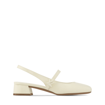 Women's Romy Slingback Pump Ecru White 1ACU1Y