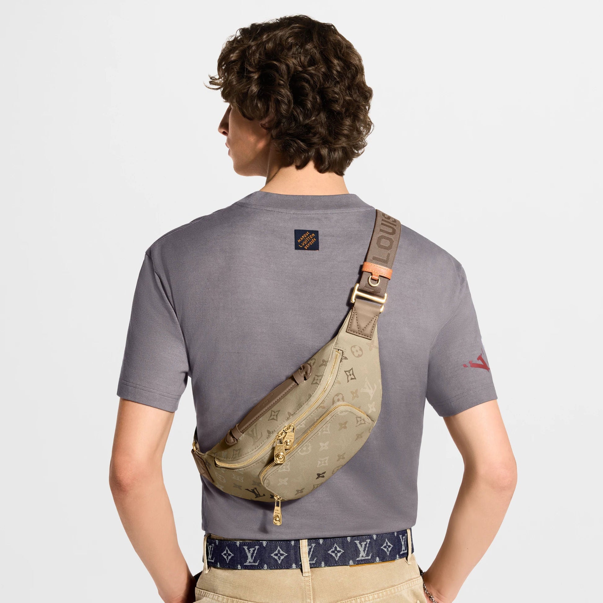 Men's Rush Bumbag Monogram Surplus Sand