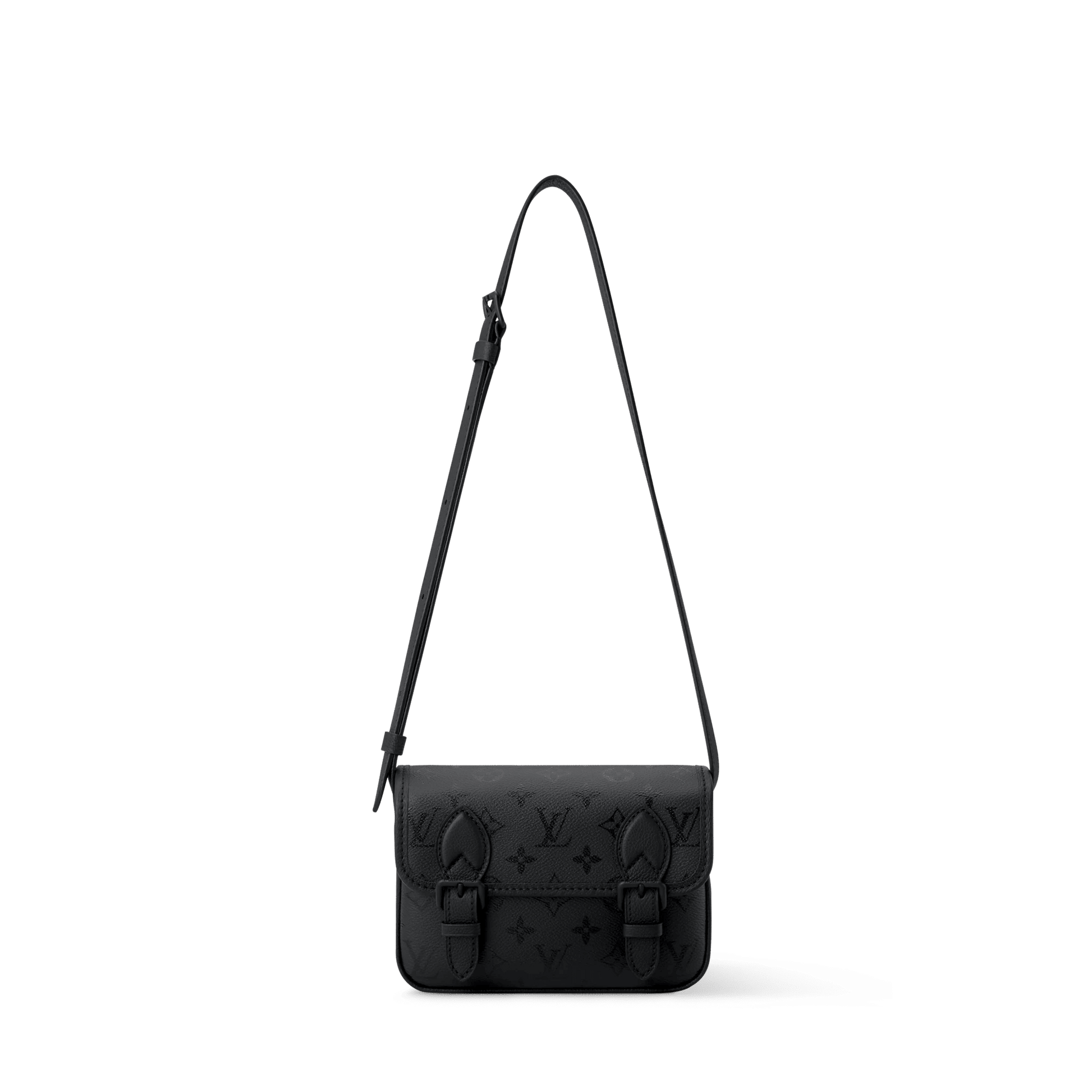 Men's Satchel Wearable Wallet Monogram Midnight