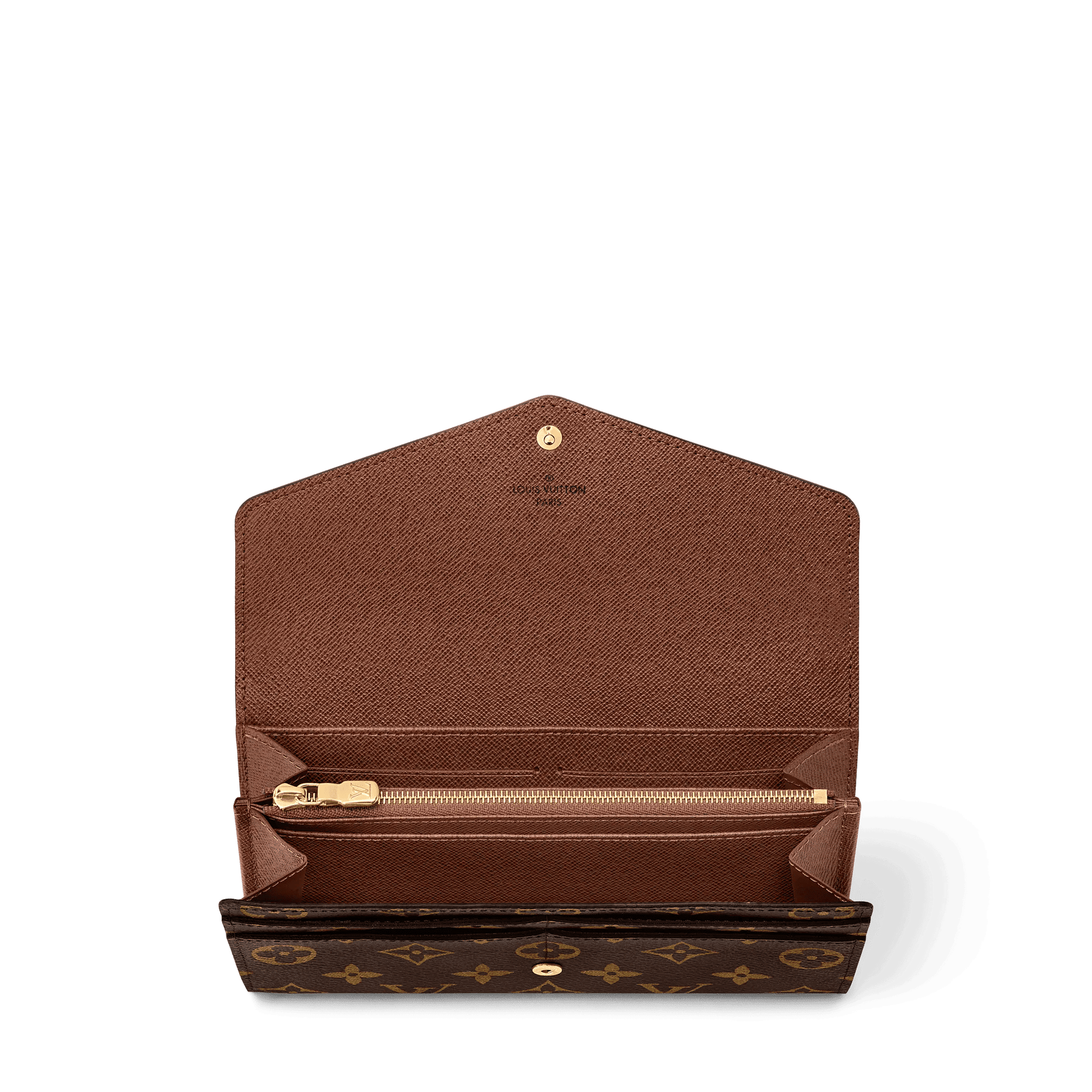 Women's Sarah Wallet Monogram Coated Canvas Compact Wallet M60531