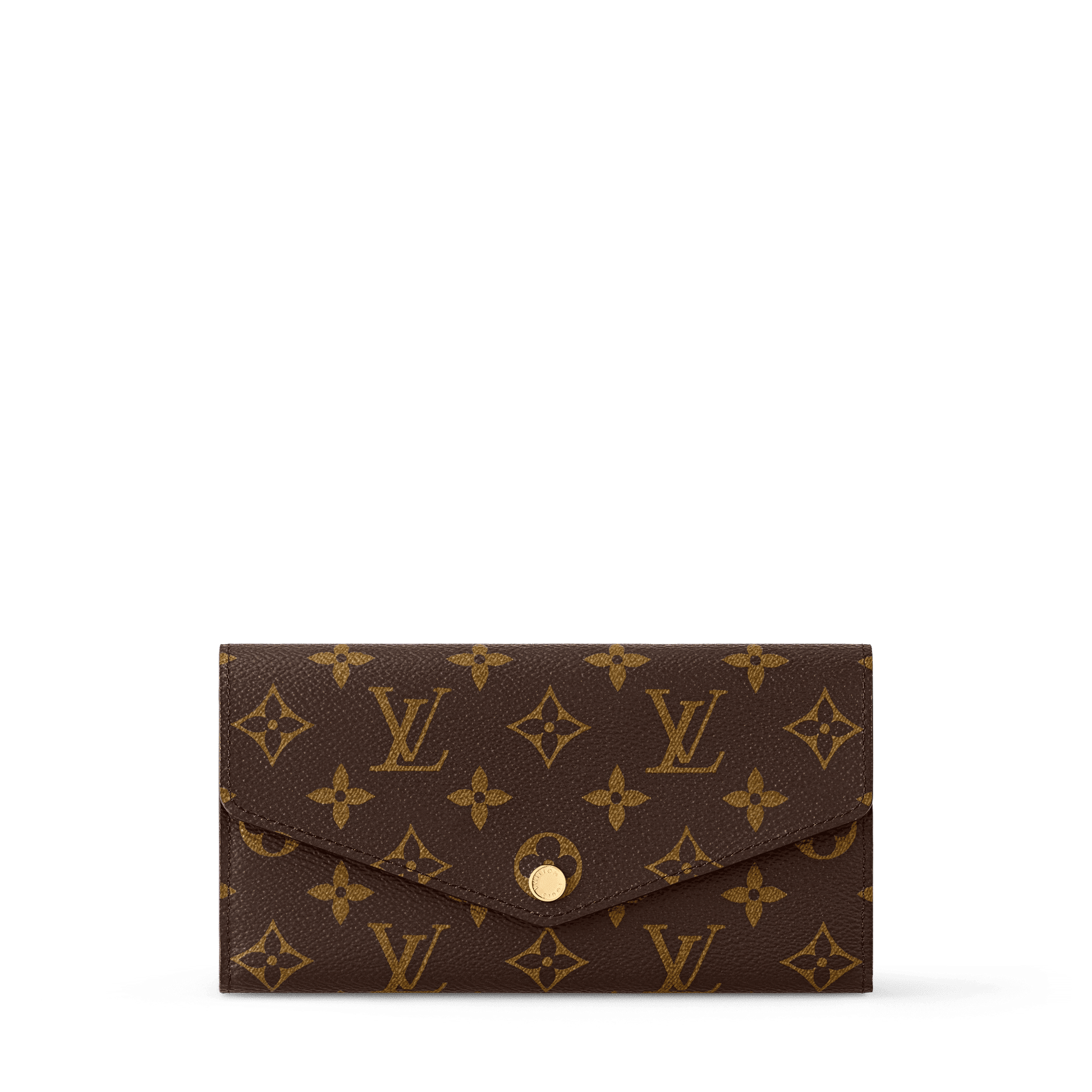 Women's Sarah Wallet Monogram Coated Canvas Compact Wallet M60531