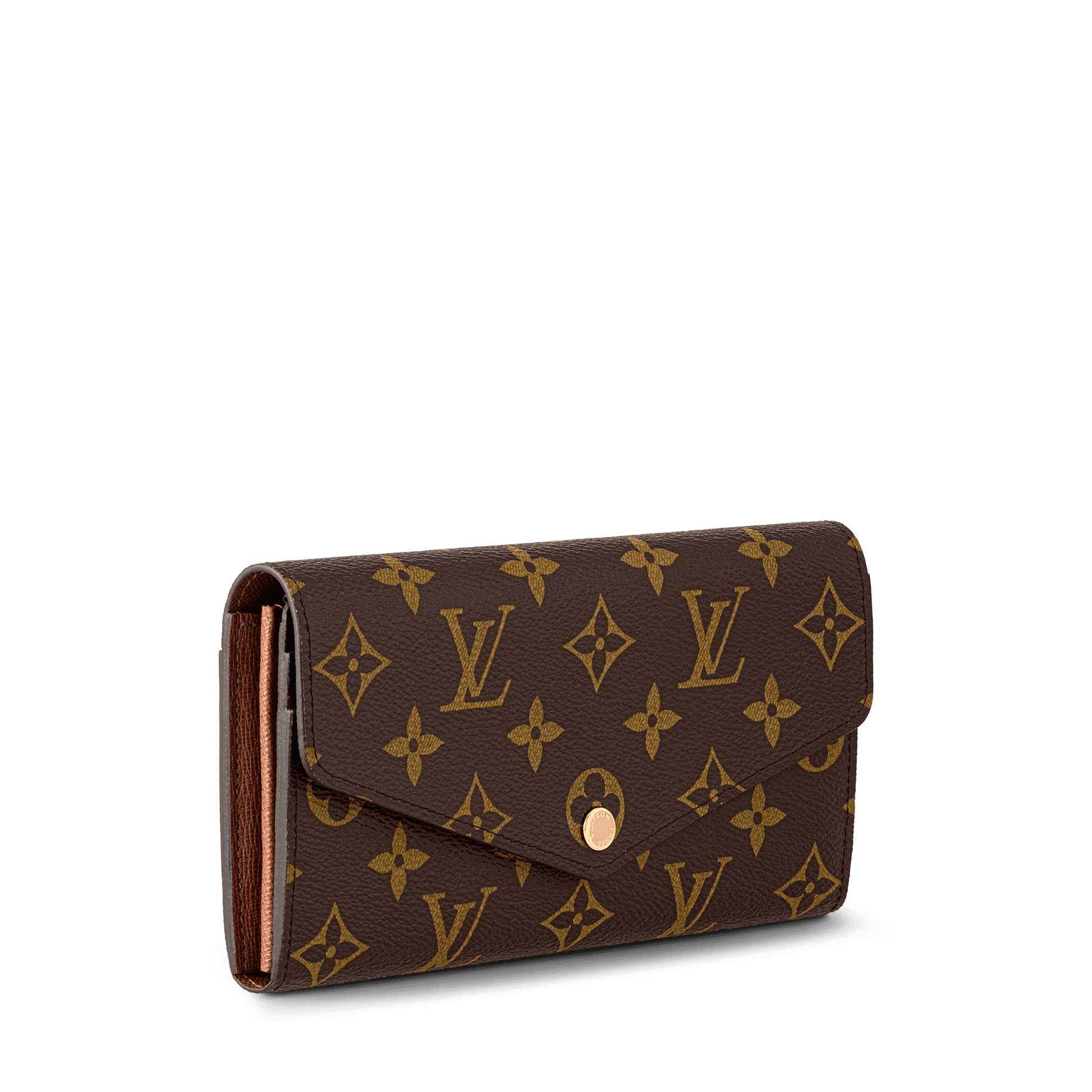 Women's Sarah Wallet Monogram Coated Canvas Compact Wallet M60531