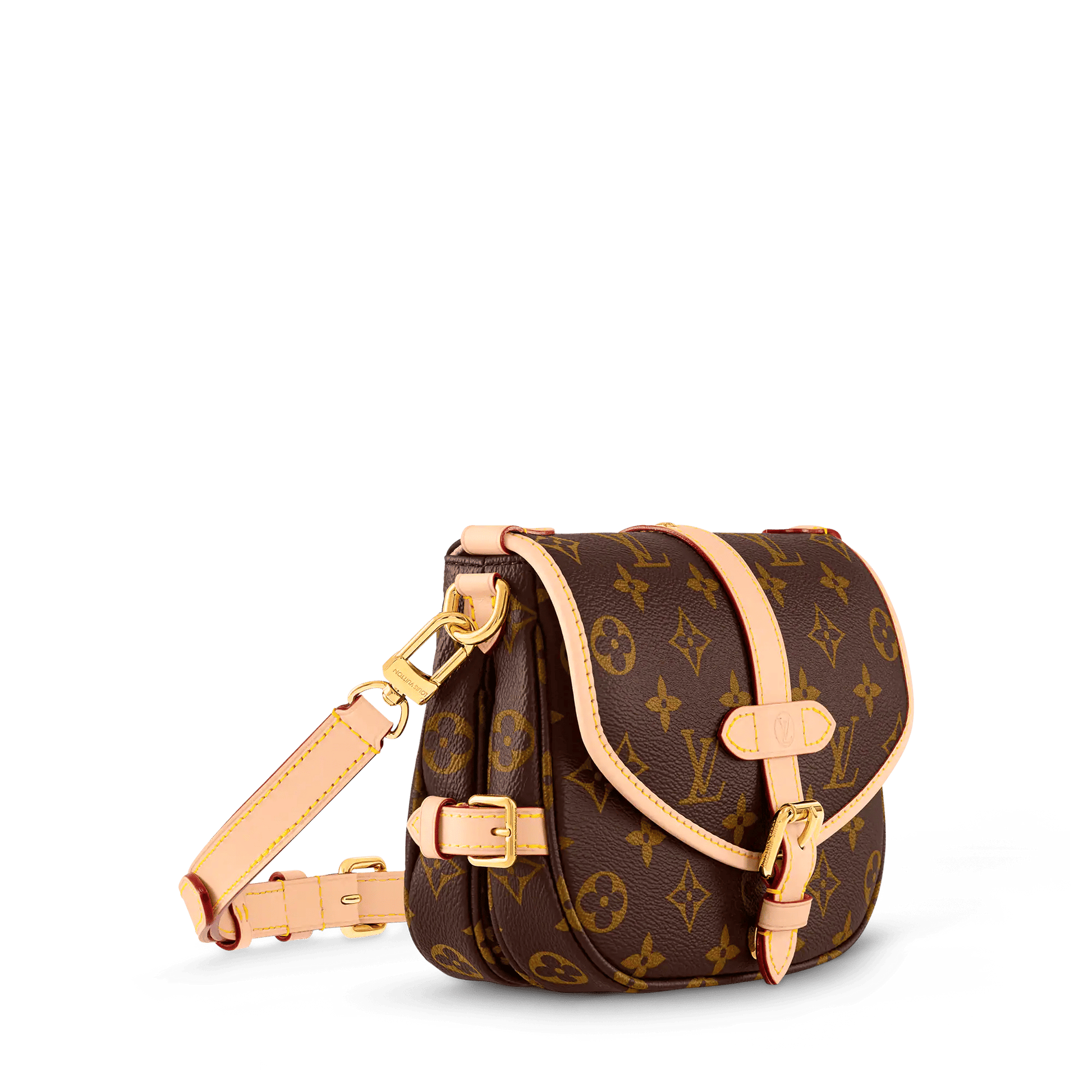 Women's Saumur BB Monogram Coated Canvas Saddle Bag M46740
