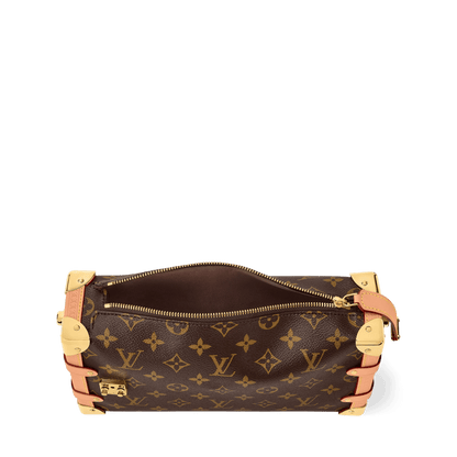 Women's Side Trunk MM East West Monogram Canvas Shoulder Bag