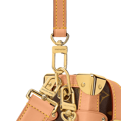 Women's Side Trunk MM East West Monogram Canvas Shoulder Bag