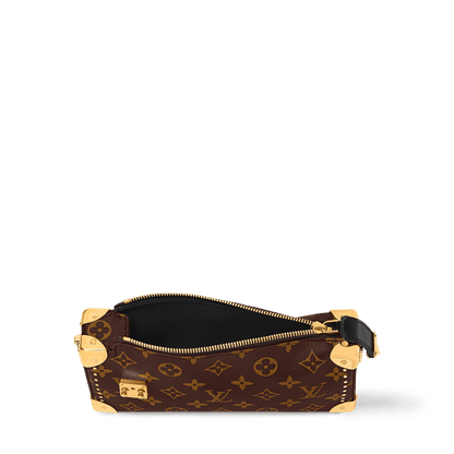 Slim Trunk Monogram Coated Canvas Gold-Toned Hardware