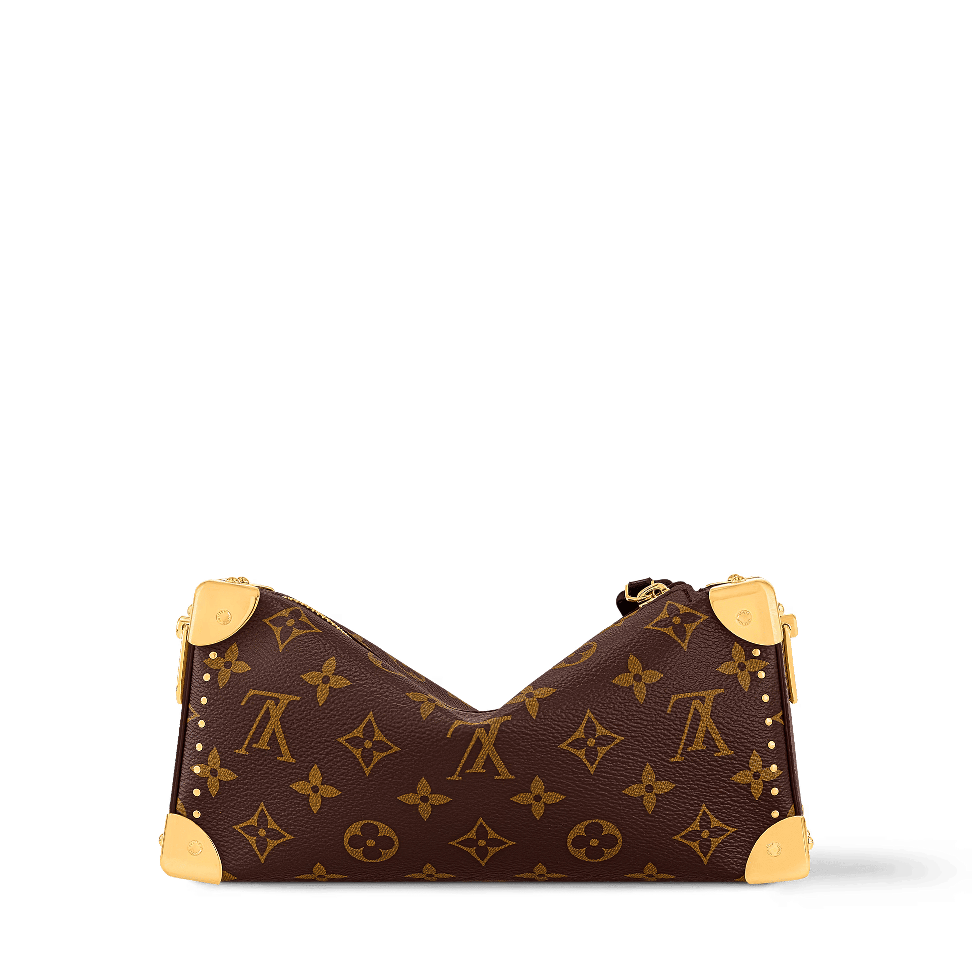 Slim Trunk Monogram Coated Canvas Gold-Toned Hardware