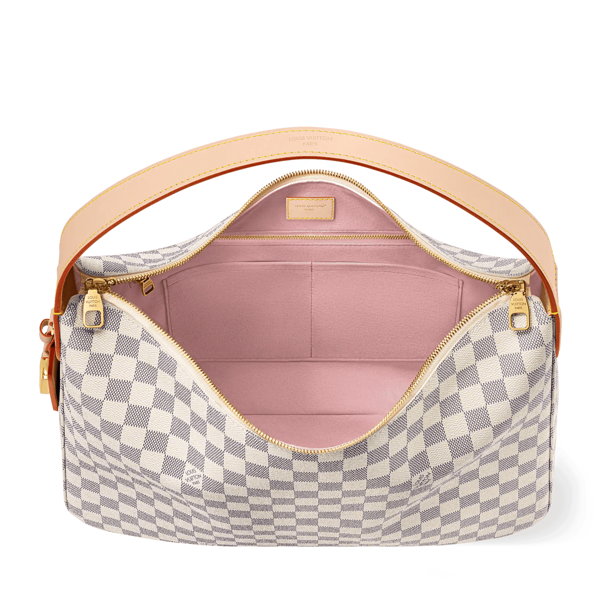 Women's Slouchy MM Damier Azur Coated Canvas Tote N00126