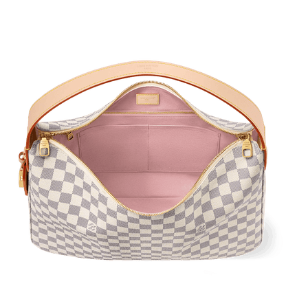 Women's Slouchy MM Damier Azur Coated Canvas Tote N00126