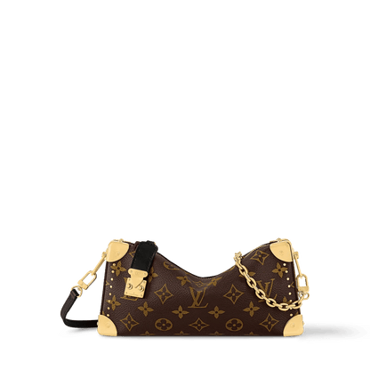 Slim Trunk Monogram Coated Canvas Gold-Toned Hardware