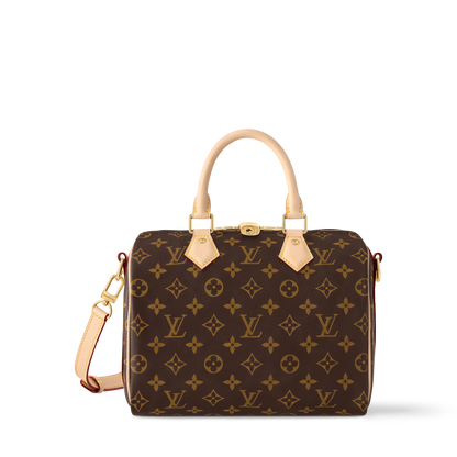 Speedy Bandoulière 25 Monogram Coated Canvas Gold-Toned Hardware