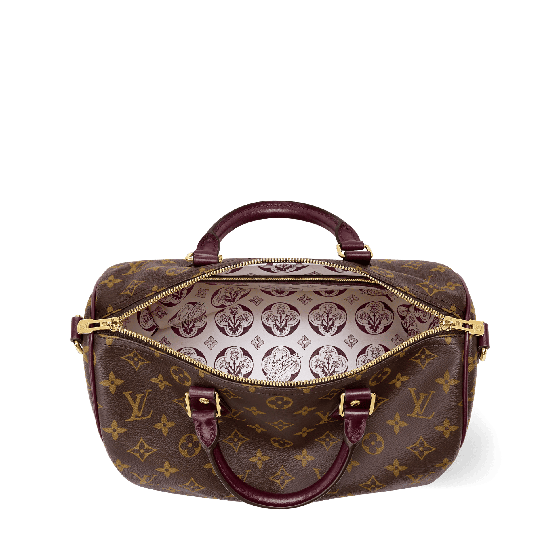 Women's Speedy 30 Soft Celebration Monogram Coated Canvas Handbag M28379