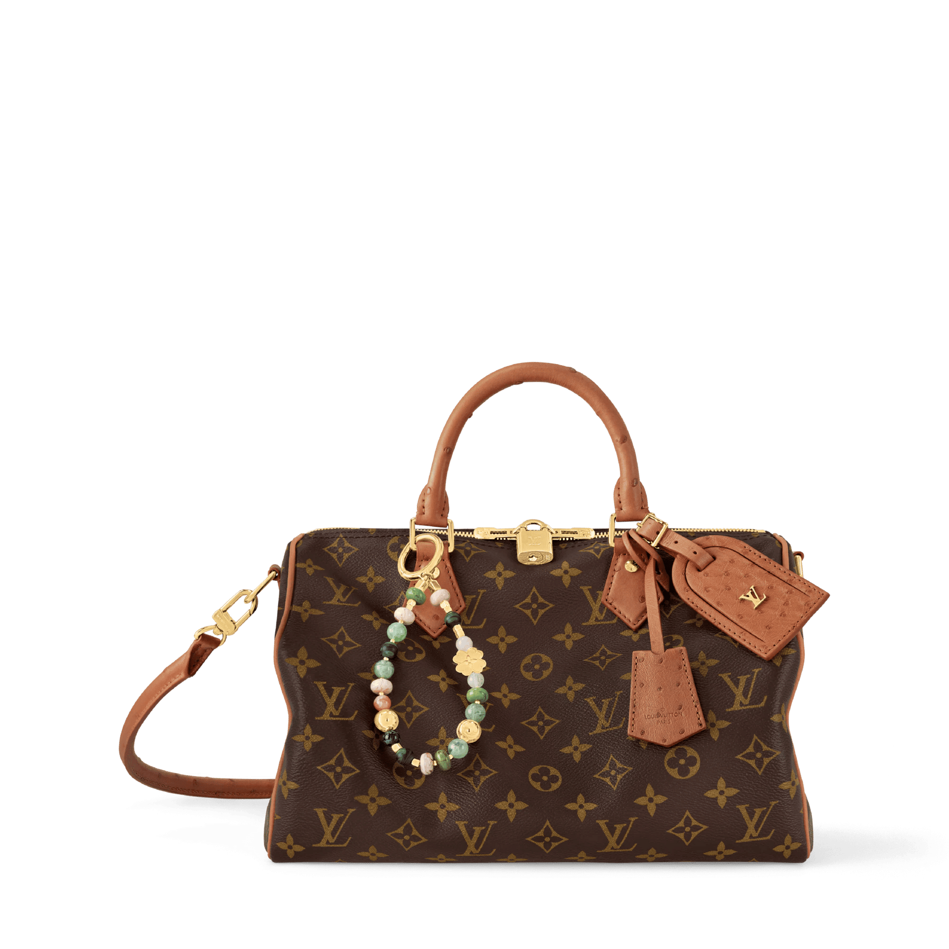 Women's Speedy Soft 30 Boho Monogram Coated Canvas Handbag N87212