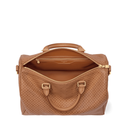 Women's Speedy Soft 30 Minigram Hazelnut Calfskin Tote Bag