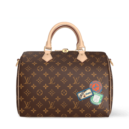 Women's Speedy Bandoulière 30 Mon Monogram Coated Canvas Handbag P01920