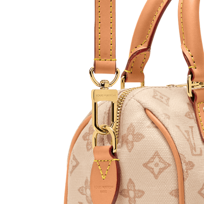 Women's Speedy Bandoulière 20 Linen Monogram Origine Canvas Handbag M27951