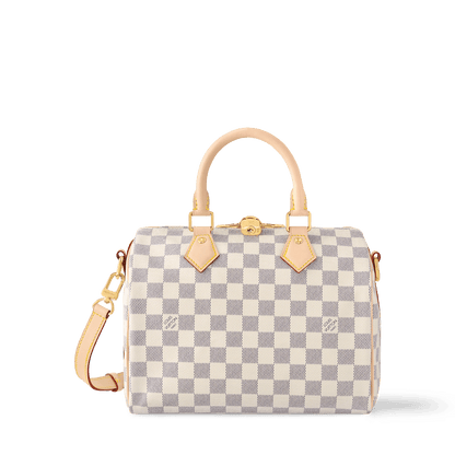 Women's Speedy Bandoulière 25 Damier Azur Canvas Crossbody Bag