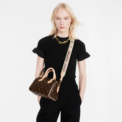 Women's Speedy Bandoulière 20 Monogram Coated Canvas Crossbody Bag M46234