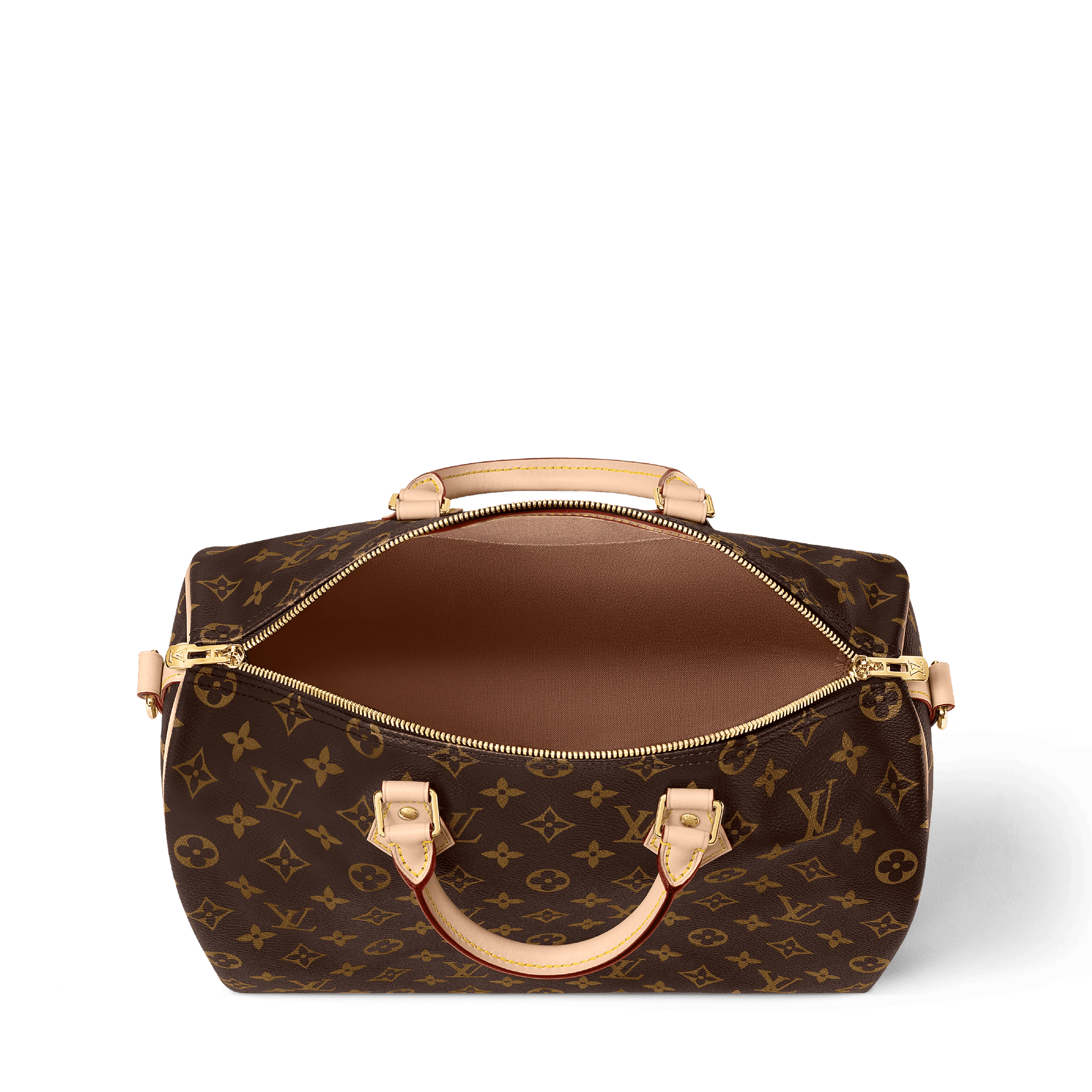 Speedy Bandoulière 35 Monogram Coated Canvas Gold-Toned Hardware