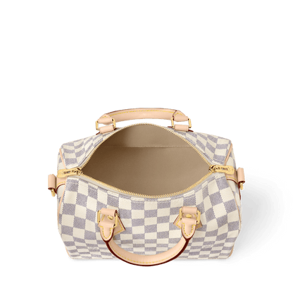 Women's Speedy Bandoulière 25 Damier Azur Canvas Crossbody Bag