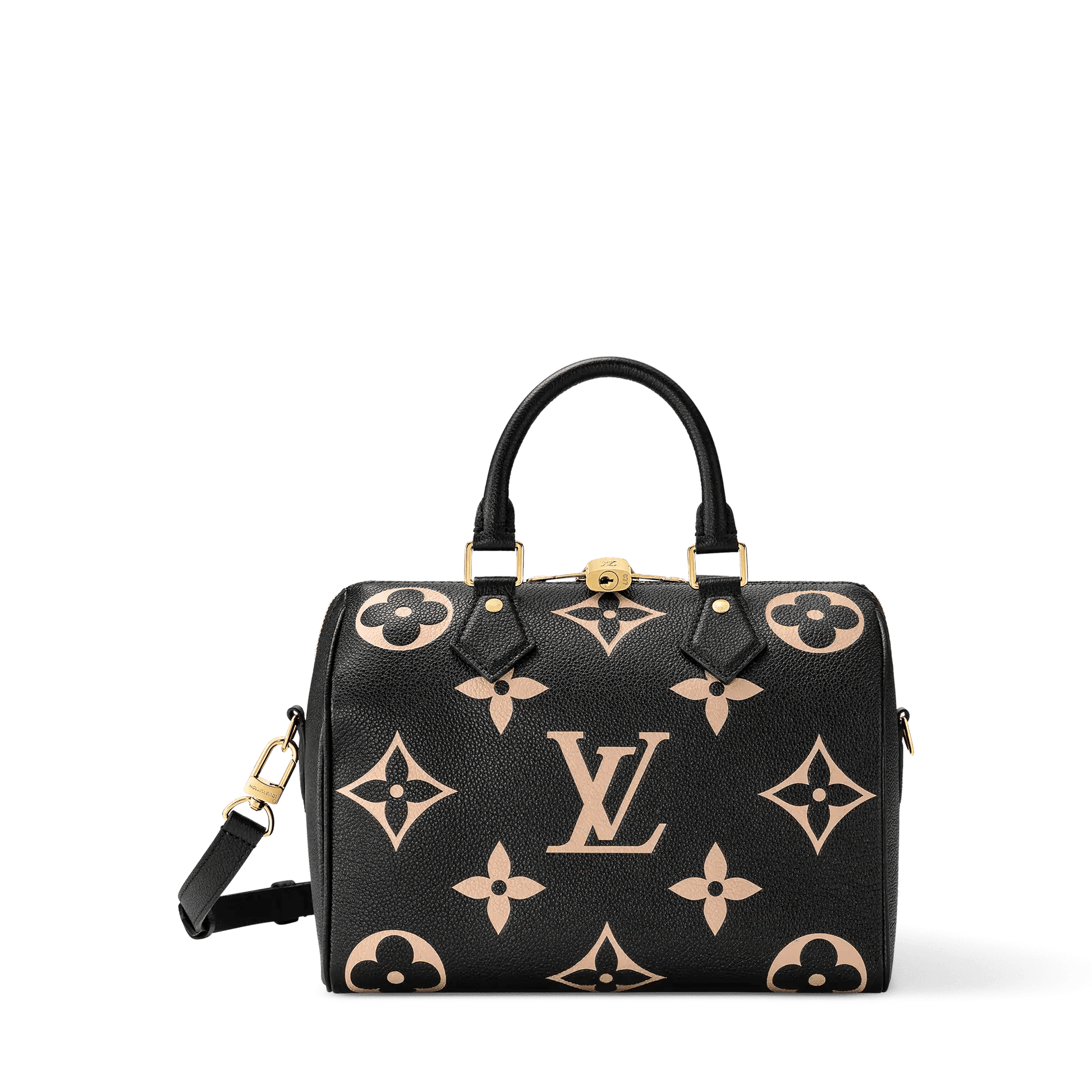 Women's Speedy Bandoulière 25 Bicolor Monogram Empreinte Leather Handbag M58947