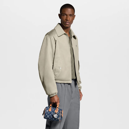 Speedy 18 Bandoulière Bag Monogram Flowers Denim