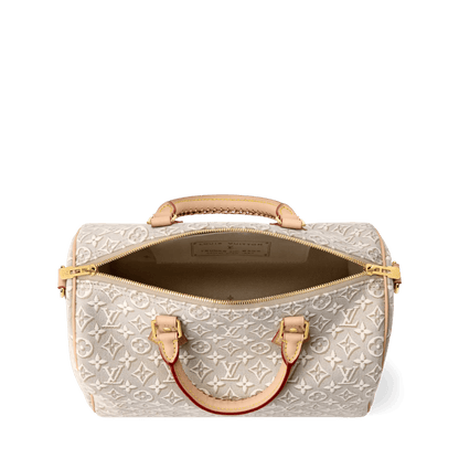 Women's Speedy Soft 30 Monogram Emblème Peuplier Canvas Tote