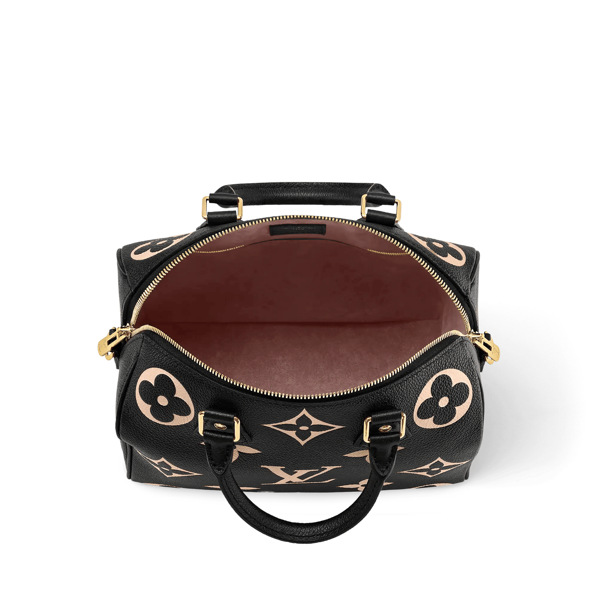 Women's Speedy Bandoulière 25 Bicolor Monogram Empreinte Leather Handbag M58947