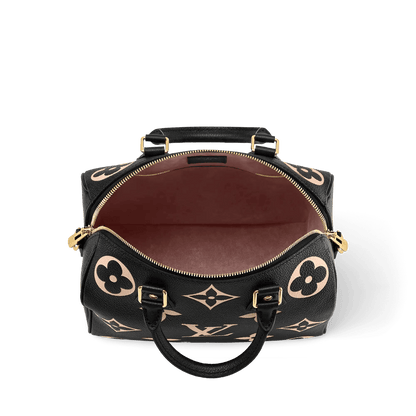 Women's Speedy Bandoulière 25 Bicolor Monogram Empreinte Leather Handbag M58947