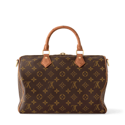 Women's Speedy Soft 30 Boho Monogram Coated Canvas Handbag N87212