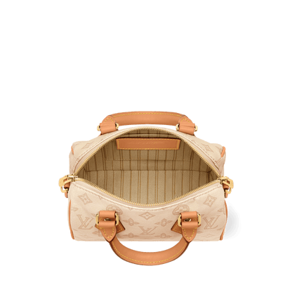 Women's Speedy Bandoulière 20 Linen Monogram Origine Canvas Handbag M27951