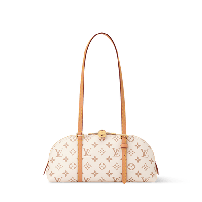 Women's Squire East-West Monogram Dune Canvas Shoulder Bag