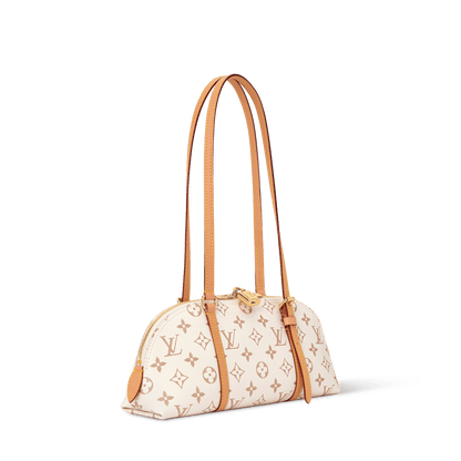 Women's Squire East-West Monogram Dune Canvas Shoulder Bag