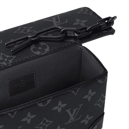 Men's Steamer Wearable Wallet Monogram Eclipse Canvas