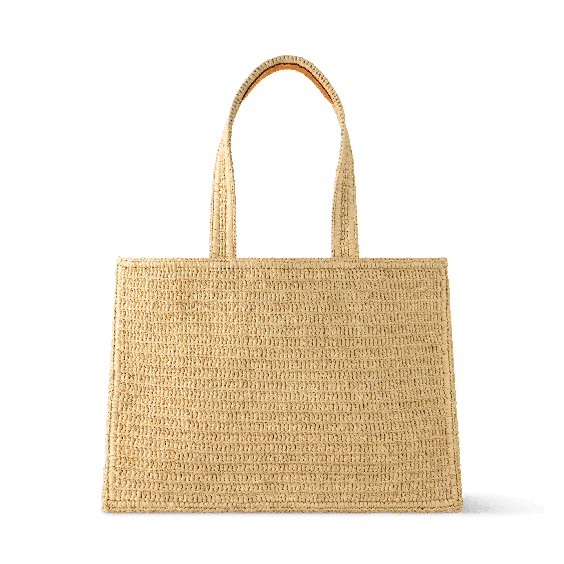 Summer Shopper Tote MM Raffia Natural Beige