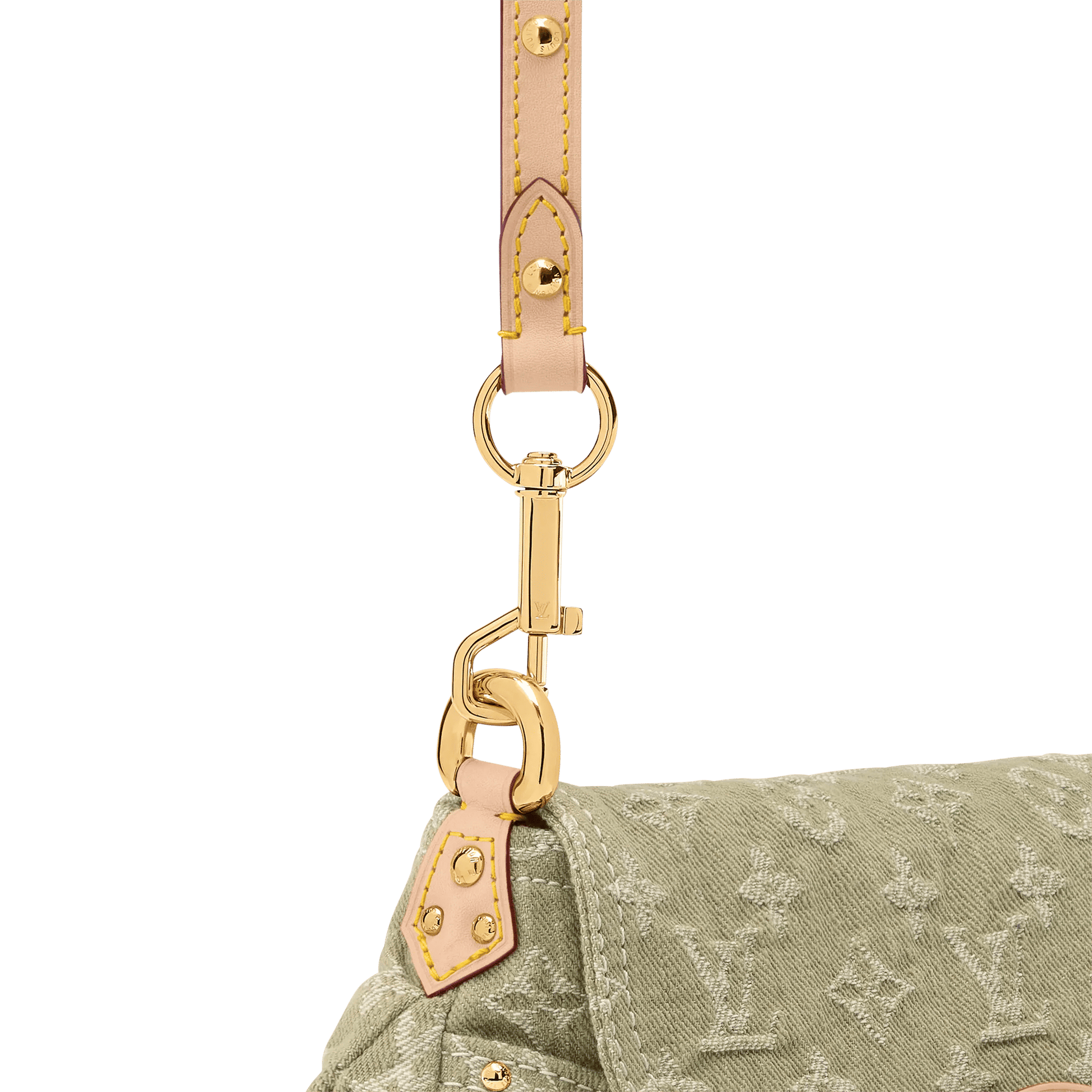 Sunset Khaki Denim Gold-Toned Hardware