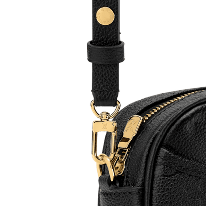 Women's Tiny Camera Bag Black Monogram Empreinte Leather Crossbody M25518