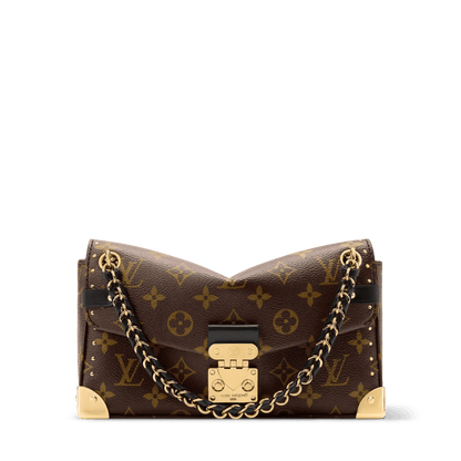 Women's Trunkie East West Monogram Canvas Baguette Bag