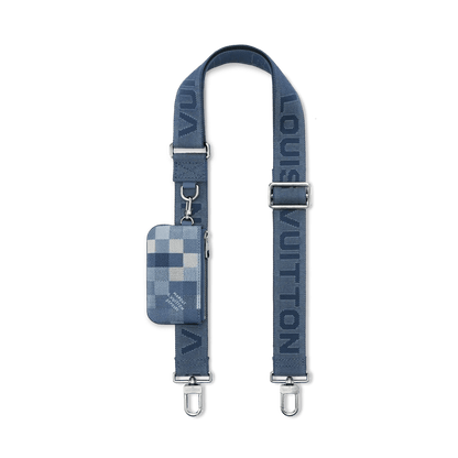 Men's Trio Messenger Bag Indigo