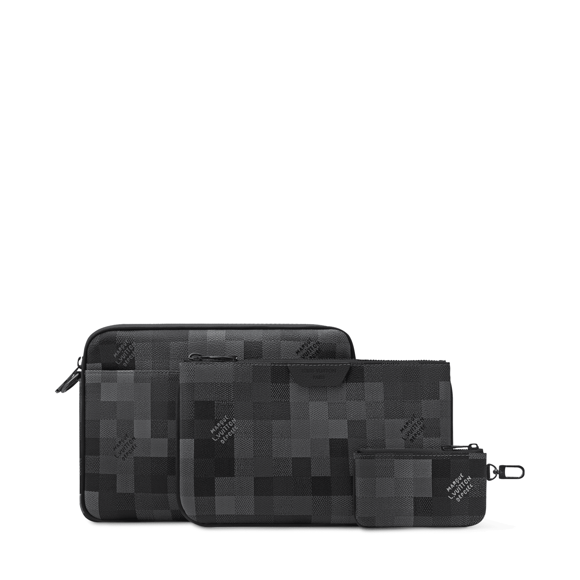 Men's Trio Messenger Bag Black