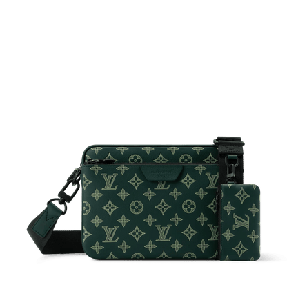 Men's Trio Messenger Forest Green