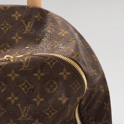 Track Backpack MM Monogram Silk Tech Gold-Toned Hardware