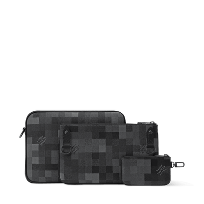 Men's Trio Messenger Bag Black