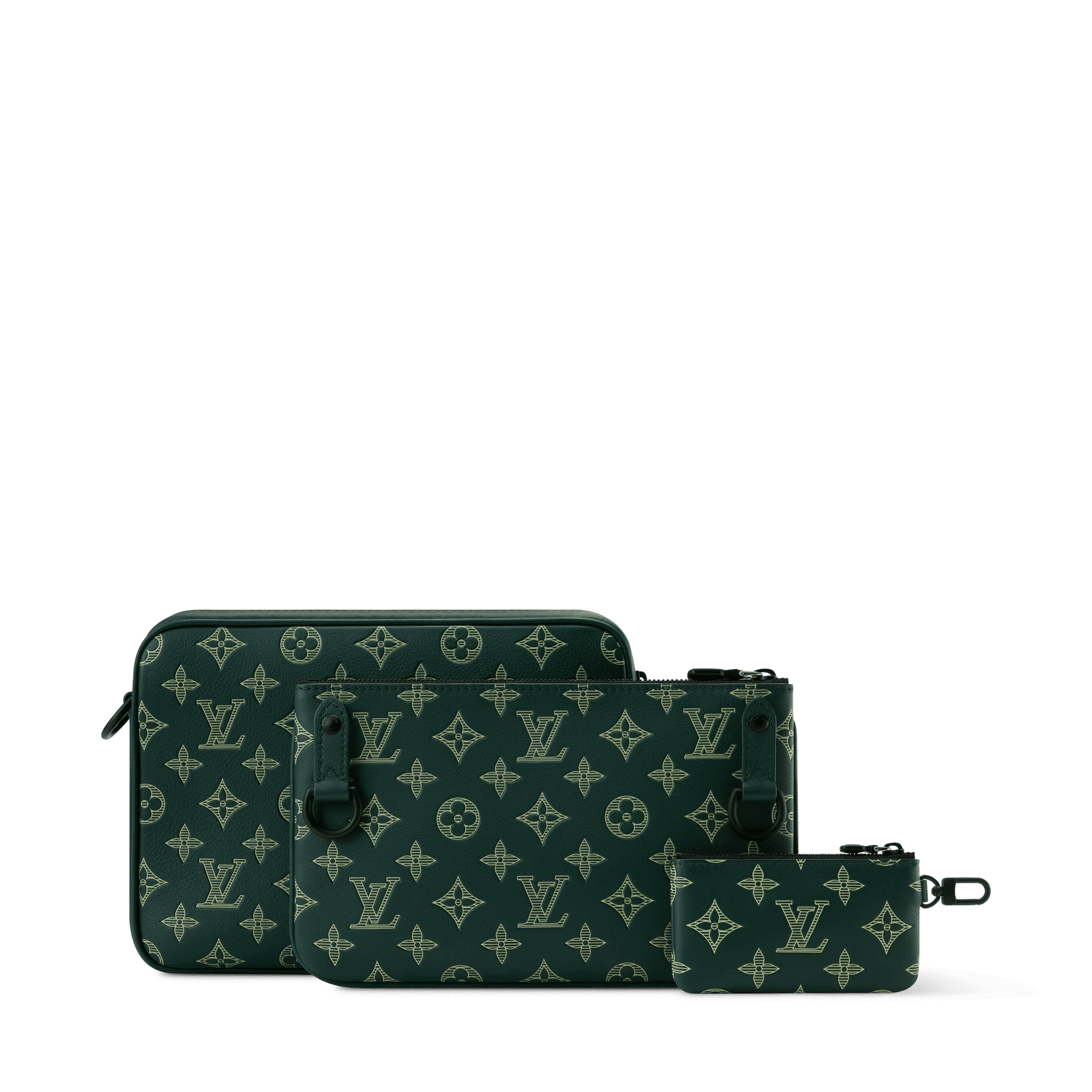 Men's Trio Messenger Forest Green