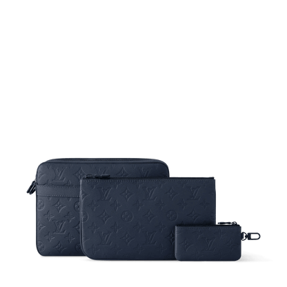 Women's Trio Messenger Monogram Shadow