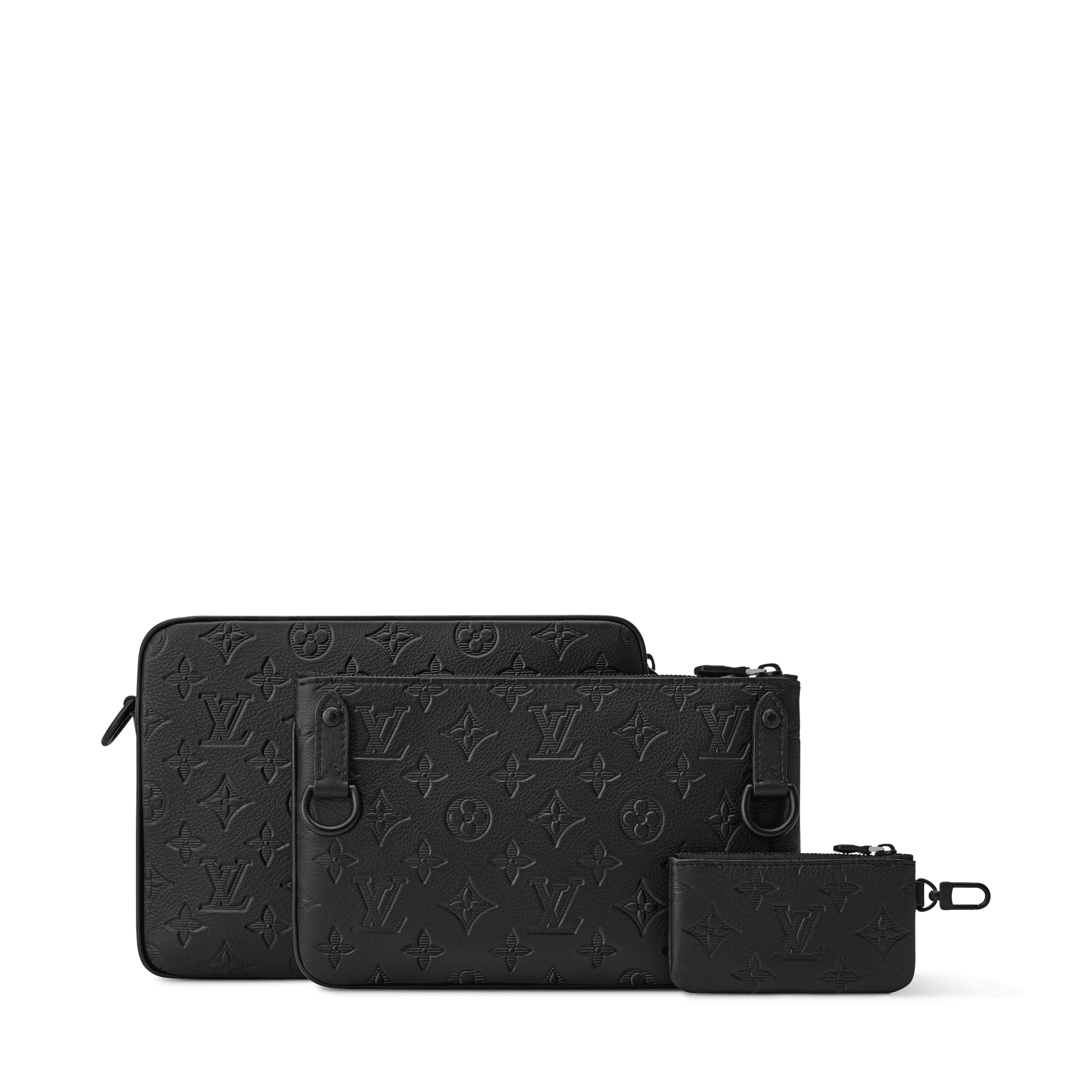 Men's Trio Messenger Bag Black